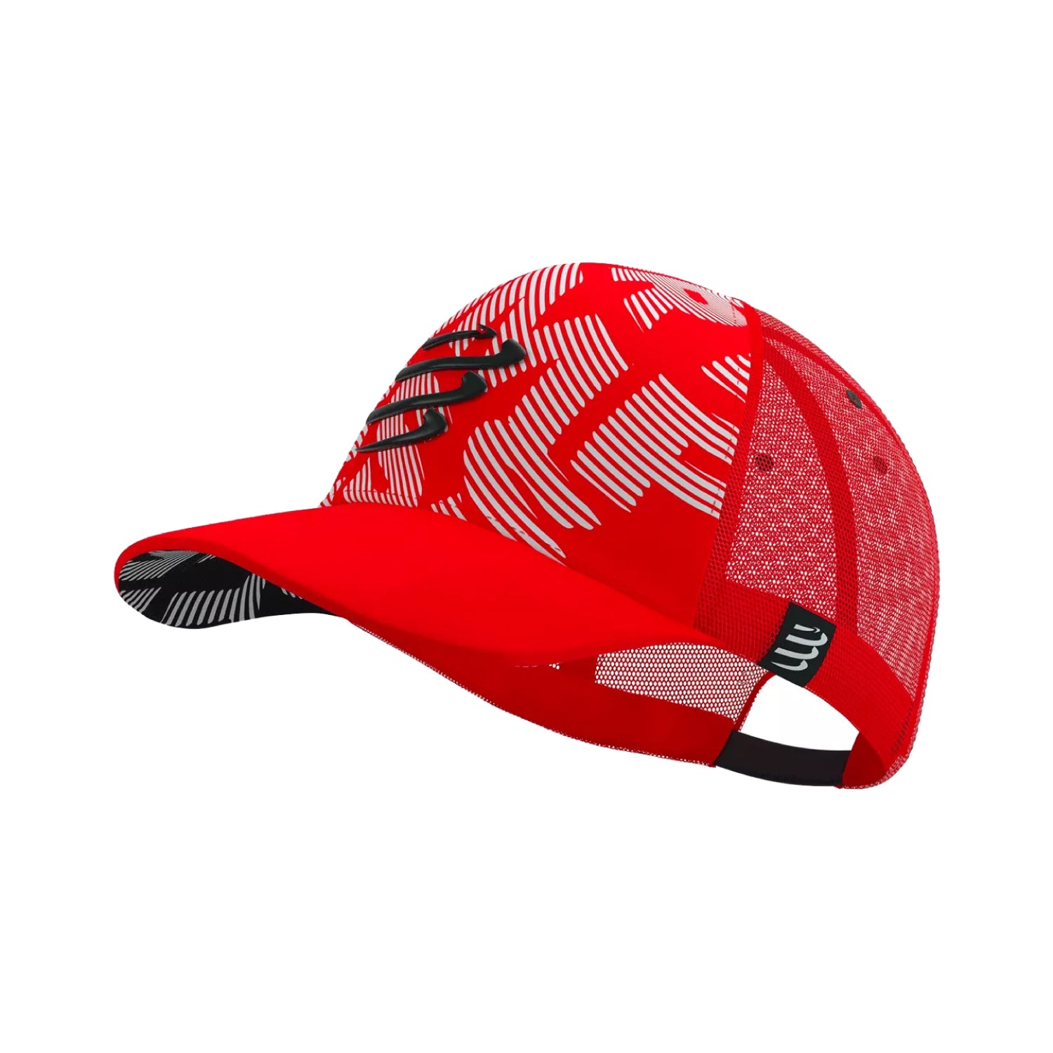 Gorra Trucker Compressport Rojo/Blanco | Protección Solar y Estilo Deportivo