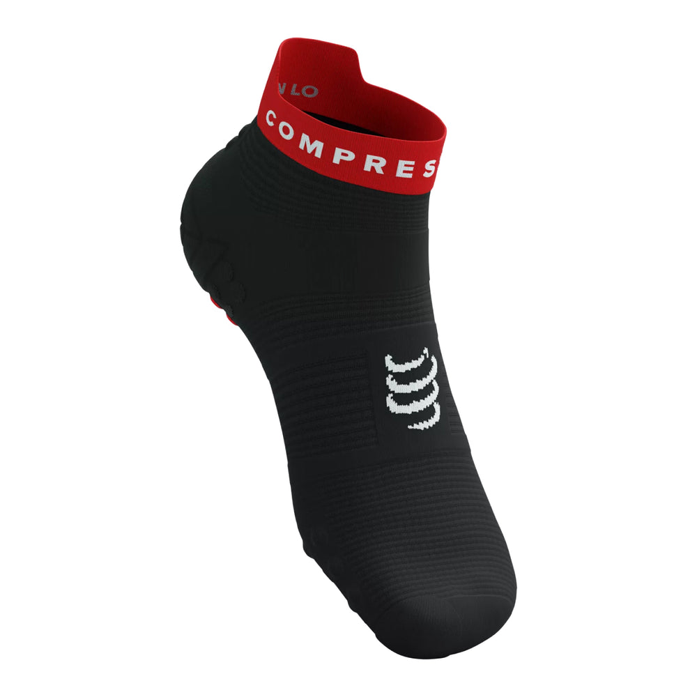 Calcetines de Alto Rendimiento v4.0 Cortos – Negro y Rojo | Comodidad, Ventilación y Protección Antiampollas