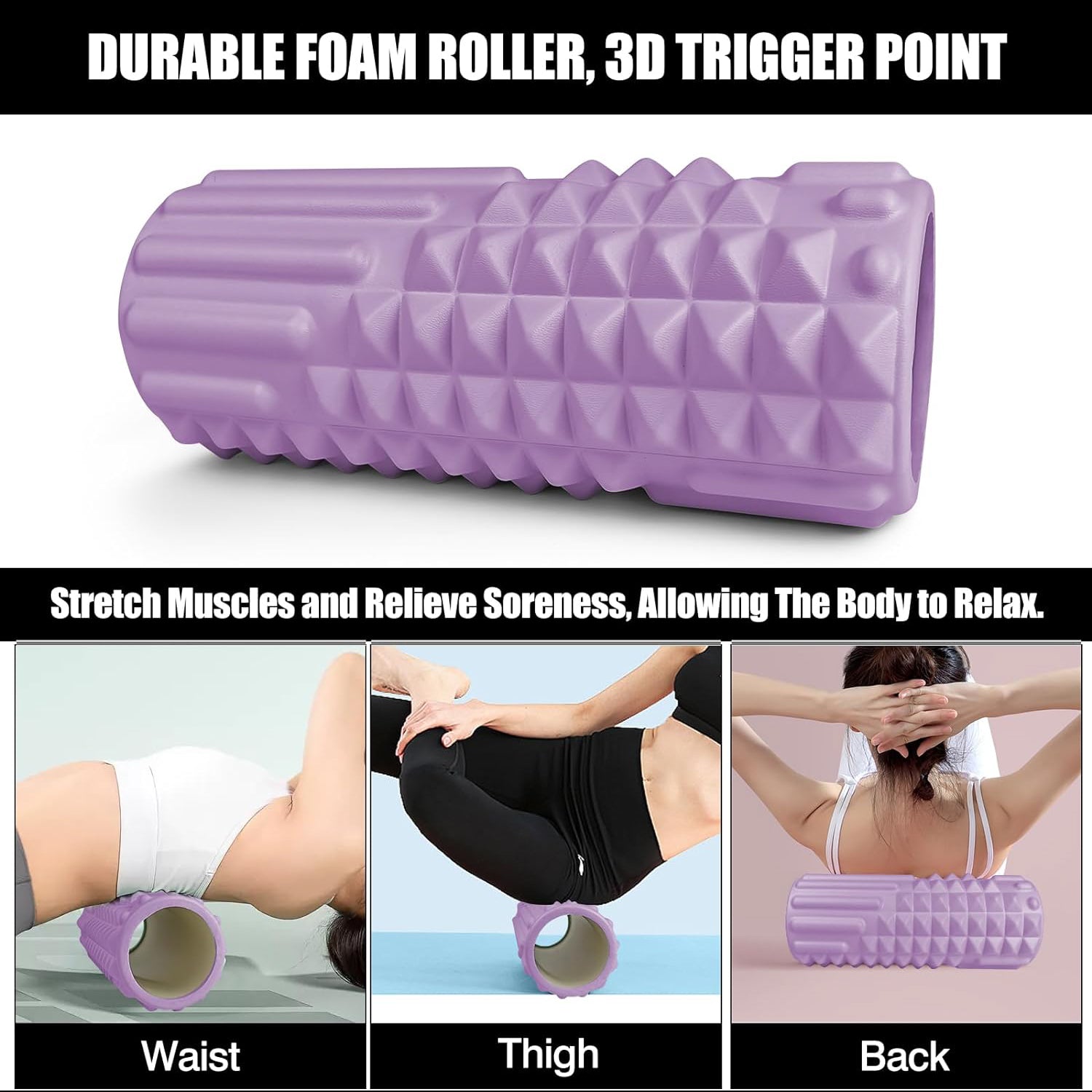 Juego de rodillos de espuma 4 en 1 | masaje de tejido profundo