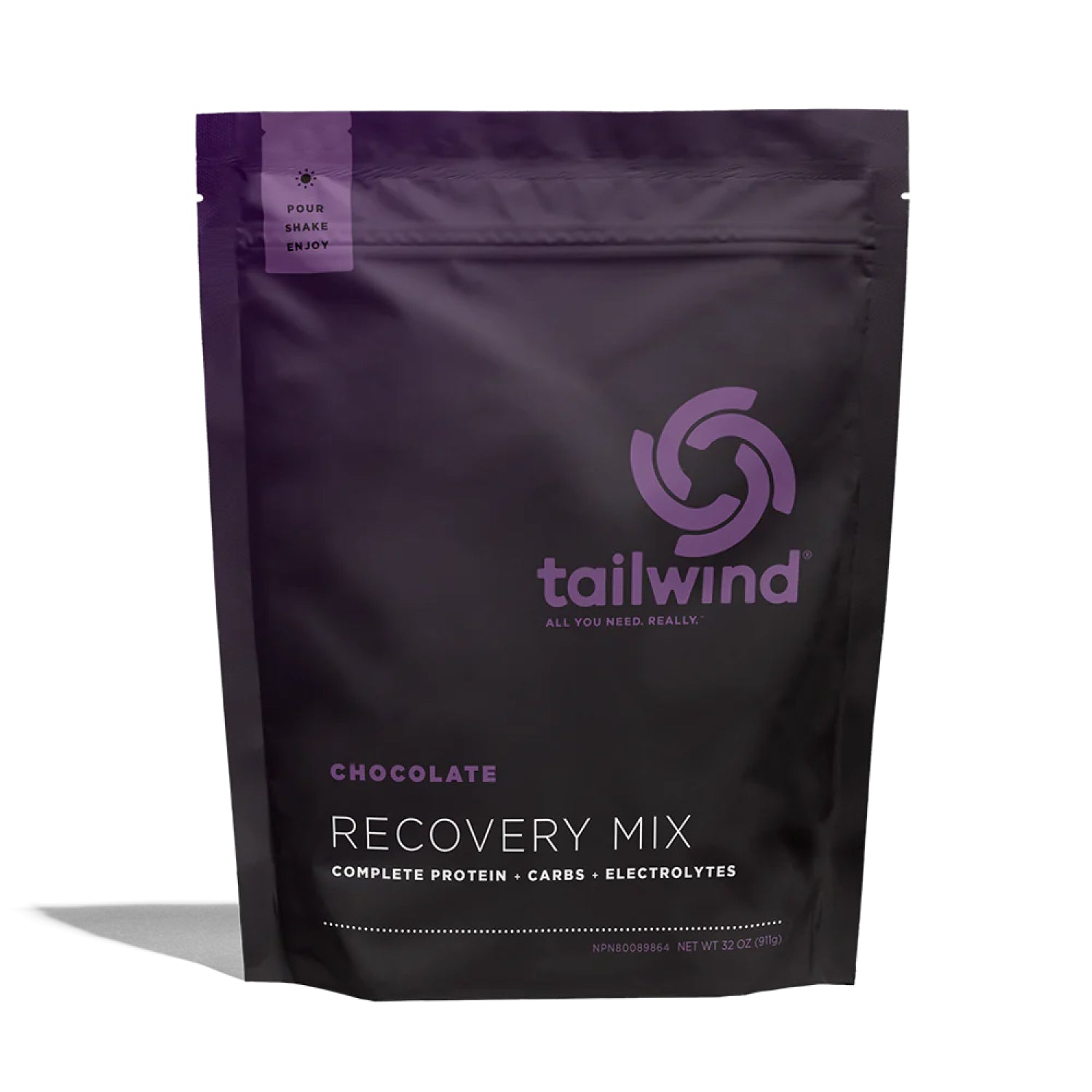 Tailwind Recovery Mix | Recuperación Total con Proteína Completa, Carbohidratos y Electrolitos, 15 Servicios